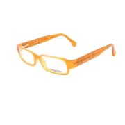 Gele Plastic Frame Unisex Bril Ermenegildo Zegna , Yellow , Unisex