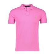 Roze Slim Fit Polo met korte mouwen Polo Ralph Lauren , Pink , Heren