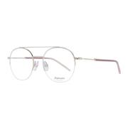 Gouden Aviator Half-Rim Optische Monturen Ana Hickmann , Yellow , Dame...