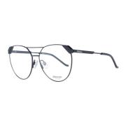 Zwarte Aviator Metalen Optische Frames Ana Hickmann , Black , Dames