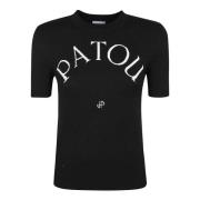 Zwart T-shirt Elegantie Comfort Patou , Black , Dames