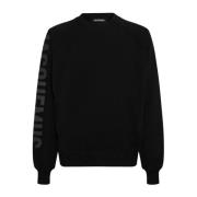 Katoenen Typo Sweatshirt Jacquemus , Black , Heren