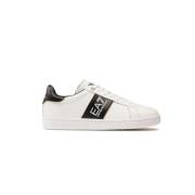 Witte Zwarte Gouden Sneakers Emporio Armani EA7 , White , Heren