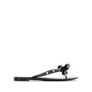 Zwarte Sandalen met Strikdetail Valentino Garavani , Black , Dames