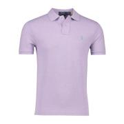 Paarse poloshirt met korte mouwen Polo Ralph Lauren , Purple , Heren