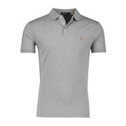 Grijze poloshirt met korte mouwen Polo Ralph Lauren , Gray , Heren