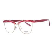 Rode Vierkante Metalen Optische Frames voor Vrouwen Ana Hickmann , Red...