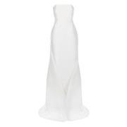 Witte Jurk met Zijventiel Solace London , White , Dames