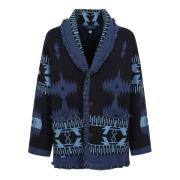 Blauwe Kasjmier Trui Aw24 Stijl Alanui , Blue , Heren