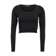 Logo Gebreide kleding in Viscose Dolce & Gabbana , Black , Dames