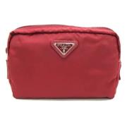 Pre-owned Fabric clutches Prada Vintage , Red , Dames