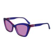 Acetaatzonnebril met filter 2 bescherming Karl Lagerfeld , Blue , Dame...