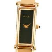 Pre-owned Metal watches Gucci Vintage , Black , Dames