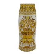 Katoenen Pencil Rok Dolce & Gabbana , Yellow , Dames