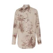 Bloemen Katoenen Shirt Zimmermann , Multicolor , Dames