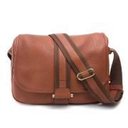 Pre-owned Leather shoulder-bags Hermès Vintage , Brown , Dames