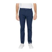 Blauwe Katoen Elastaan Blend Jeans Broeken Armani Exchange , Blue , He...