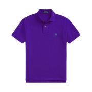 Paarse Polo Shirt met Pony Logo Polo Ralph Lauren , Purple , Heren