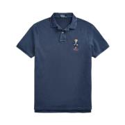 Casual T-shirt voor mannen Polo Ralph Lauren , Blue , Heren