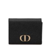 Pre-owned Leather wallets Dior Vintage , Black , Dames