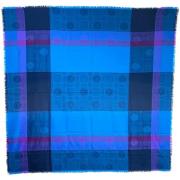 Pre-owned Silk scarves Dior Vintage , Blue , Dames