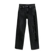 Grijze Jeans voor Stijlvolle Look Alexander Wang , Gray , Dames