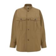 Katoenen Shirt Saint Laurent , Beige , Dames