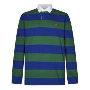 Groen Gestreept Rugby Polo Shirt met Lange Mouwen Polo Ralph Lauren , ...