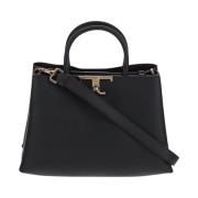 Klassieke Leren Tas Tod's , Black , Dames