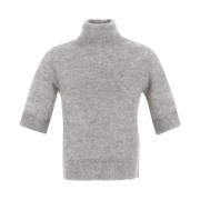 Alpaca Coltrui Breiwerk Lardini , Gray , Dames