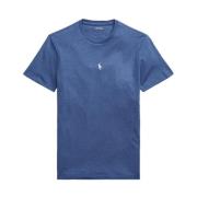 Casual Katoenen T-shirt Polo Ralph Lauren , Blue , Heren