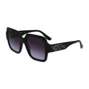 Acetaat zonnebril met filter 3 bescherming Karl Lagerfeld , Black , Da...