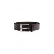 Luxe Leren Riem Collectie Lente/Zomer Hugo Boss , Brown , Heren