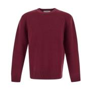 Wollen Crewneck Sweater Seven Gauge , Red , Heren