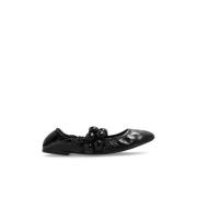 Ballerina's met decoratieve afwerking Alaïa , Black , Dames