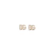 Logo Oorbellen Clips voor Vrouwen Dolce & Gabbana , Yellow , Dames