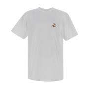 Vos Katoenen T-Shirt Maison Kitsuné , White , Heren