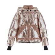 Polyester Trevelin Jas Moncler , Pink , Dames