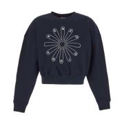 Katoenen Logo Sweatshirt Kenzo , Blue , Dames