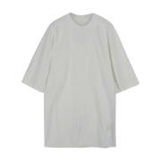 Jumbo Katoenen T-shirt Rick Owens , White , Heren