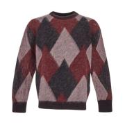 Wollen Crewneck Gebreid Laneus , Multicolor , Heren