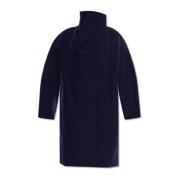 Jas met opstaande kraag Alaïa , Blue , Dames