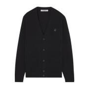 Wol Vos Vest Maison Kitsuné , Black , Heren