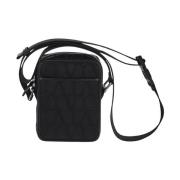 Canvas Crossbody Tas Valentino Garavani , Black , Heren