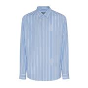 Herenmode Shirt Jacquemus , Blue , Heren