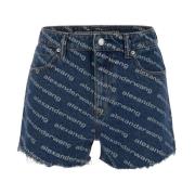 Damesmode Shorts Alexander Wang , Blue , Dames