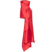 Rode Jurken voor Vrouwen Elegante Stijl Solace London , Red , Dames