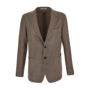 Klassieke Blazer Tagliatore , Gray , Heren