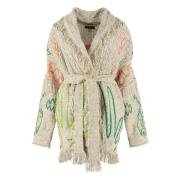 Liefde Icon Shawl Kraag Vest Alanui , Multicolor , Dames