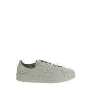 Leren Superstar Sneaker Y-3 , White , Heren